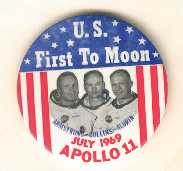 U.S. First To Moon Pin